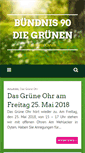 Mobile Screenshot of gruene-oyten.de